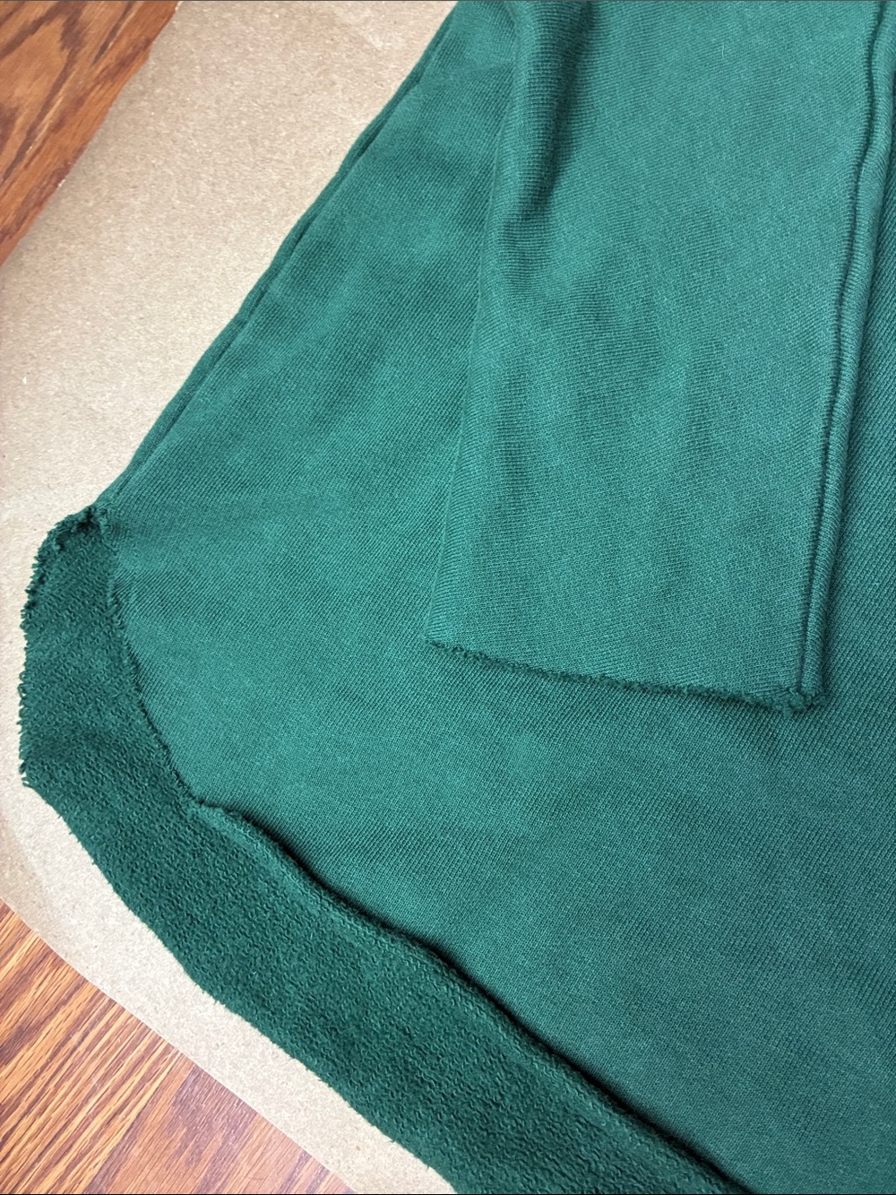 Frank & Eileen Tee Lab Kane Capelet Hoodie In Evergreen Size S LAB521TF - Picture 3 of 15